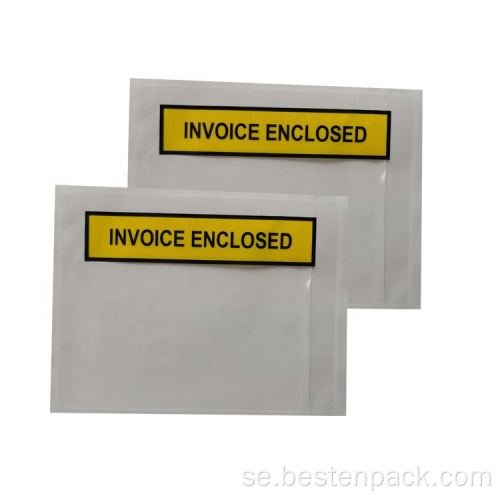 gula fakturor bifogade kuvert för förpackningslista - 1000